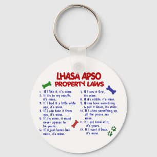 LHASA APSO Property Laws 2 Key Ring