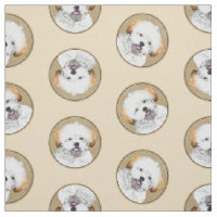 Lhasa Apso Puppy Painting Cute Original Dog Art