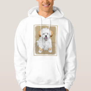 Lhasa Apso Puppy Painting - Cute Original Dog Art Hoodie