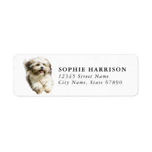 Lhasa Apso Return Address Labels