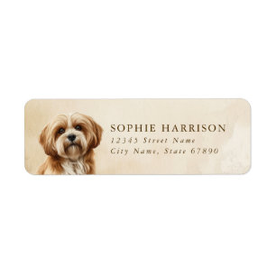 Lhasa Apso Return Address Labels
