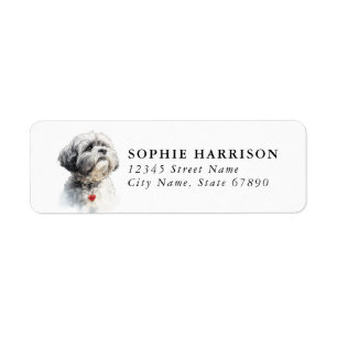 Lhasa Apso Return Address Labels