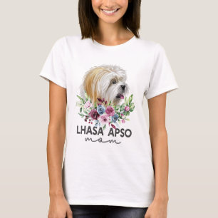 Lhasa Apso Shirt Gifts Dog Mum