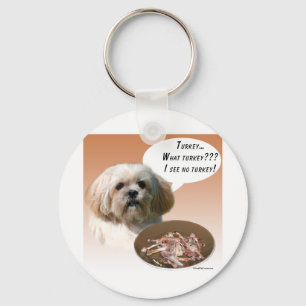 Lhasa Apso Turkey Key Ring