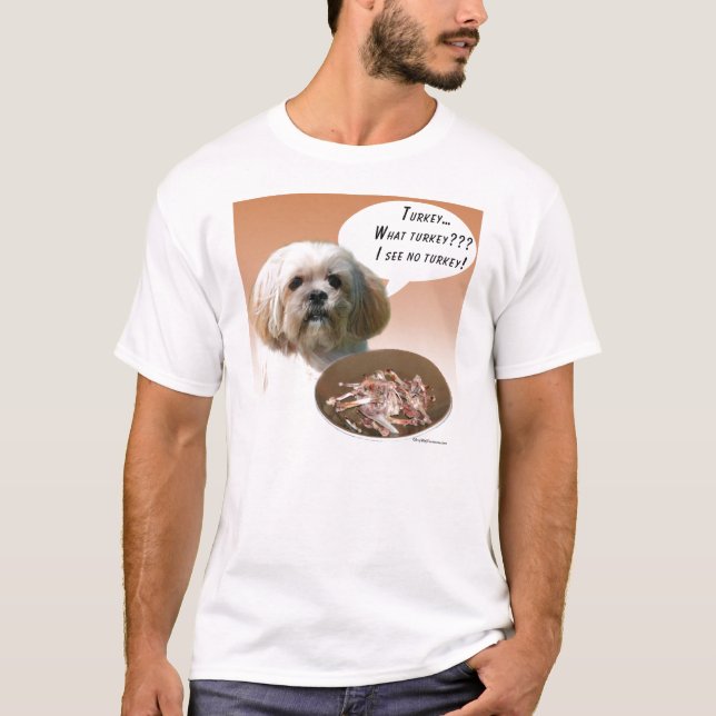 Lhasa Apso Turkey T-Shirt (Front)