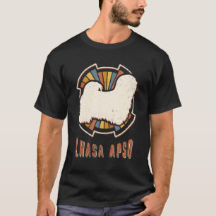 Lhasa Apso Vintage Classic Retro Dog Love T-Shirt