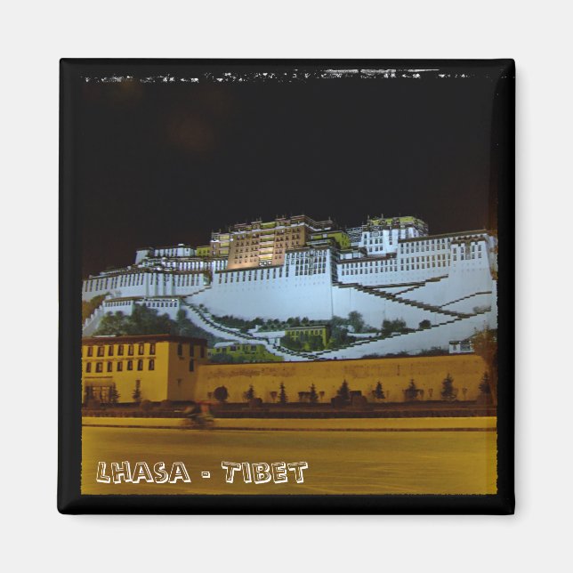 Lhasa, Potala Palace - Tibet 2 (Fridge Magnet) Magnet (Front)