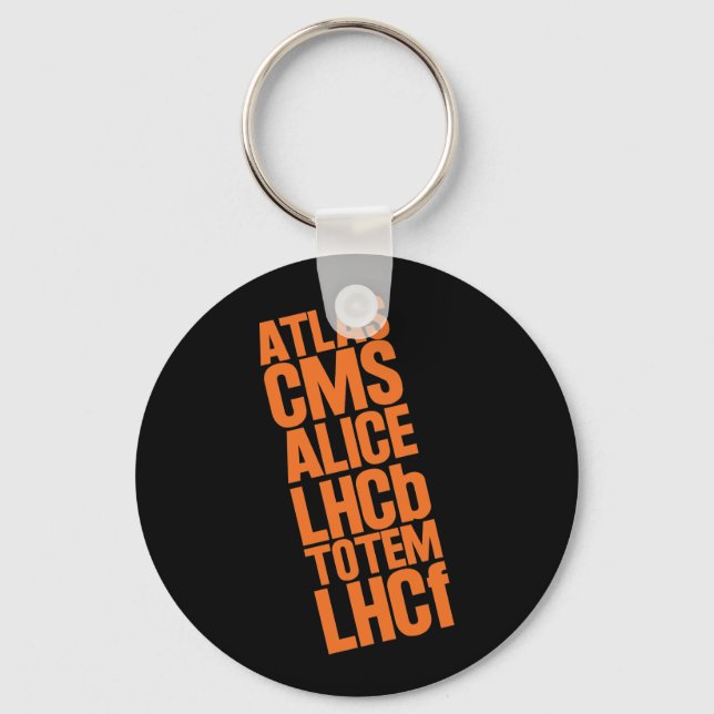 LHC Detectors Key Ring (Front)