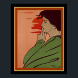 L'Heure du Silence Art Deco Print by Henri Meunier<br><div class="desc">1930 Art Deco Print by Henri Meunier "L'Heure du Silence"</div>
