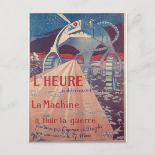 L'Heure Propaganda Poster Postcard