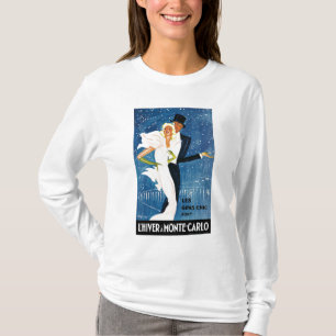 L'Hiver Monte Carlo Monaco Vintage Travel T-Shirt