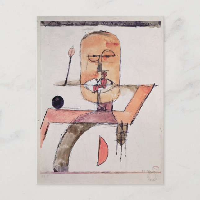 L'Homme est la Bouche du Seigneur Postcard (Front)