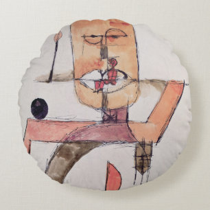 L'Homme est la Bouche du Seigneur Round Cushion