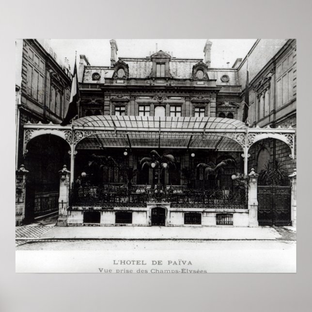 L'Hotel de Paiva on the Champs-Elysees Poster (Front)