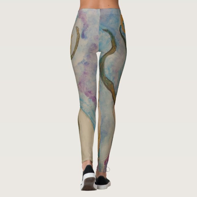Li Ban, Queen of the Irish Mermaids Leggings (Back)