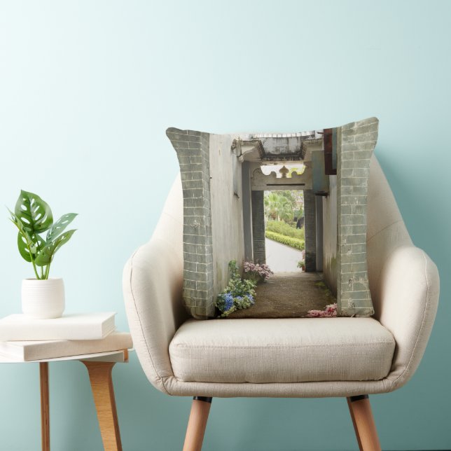 Li Garden Series: Blossoms & Echoes  Cushion (Chair)