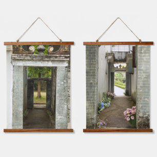 Li Garden Series: Corridors of Tranquillity Hanging Tapestry