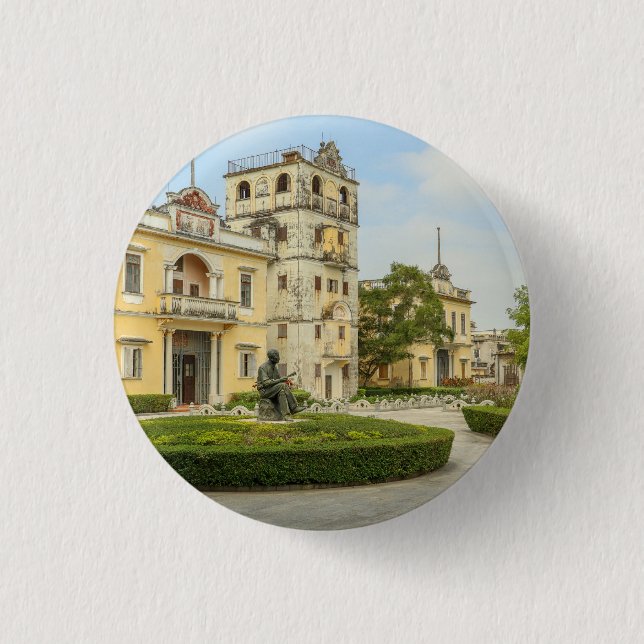 Li Garden Series: Where Stories Reside  3 Cm Round Badge (Front)