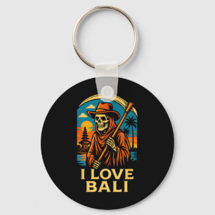 Li Indonesia I Love Li Vintage Womans Surfs Up Key Ring