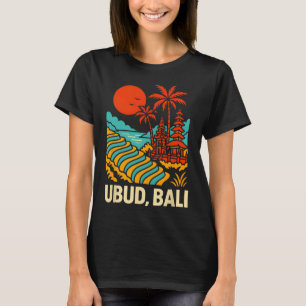 Li Indonesia Ubud Vintage Womens Coastal Living T-Shirt