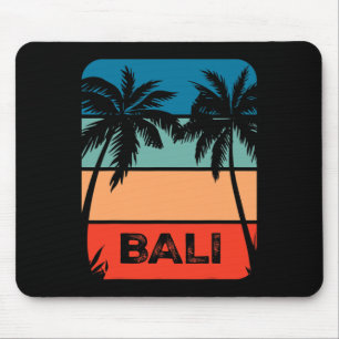 Li Indonesia Vintage Surfing Sunset Souvenir Mouse Pad
