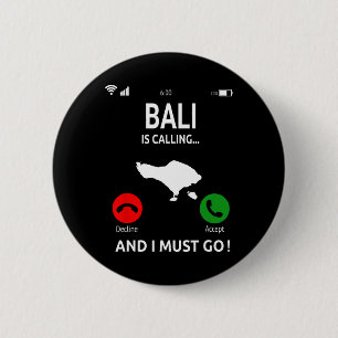 Li Is Calling Indonesia Vacation Travel Li 6 Cm Round Badge