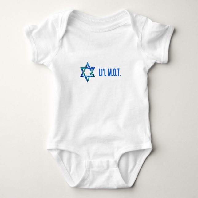 Li’l M.O.T. Jewish Baby Bodysuit (Front)