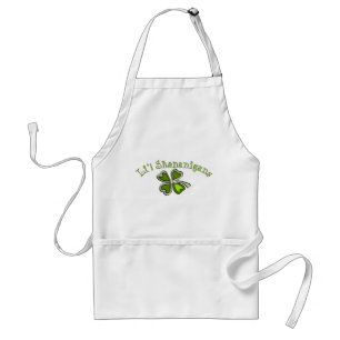 Li’l Shenanigans A Weird Party Shamrock Cartoonifi Standard Apron