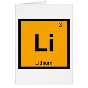 Li - Lithium Chemistry Periodic Table Symbol