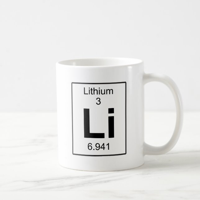 Li - Lithium Coffee Mug (Right)