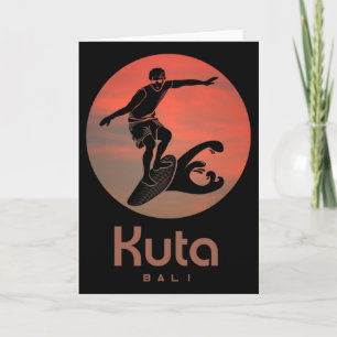 Li Windsurfing Surfing Surfers Surf Kuta  Card
