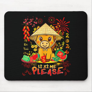 Li Xi Me Please-happy Horse Vietnamese Lunar New Y Mouse Pad