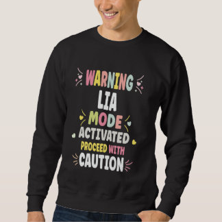 LIA Personalised Women's Gift Custom LIA Sweatshirt