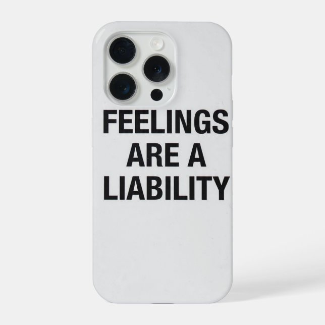 Liability Meme Phone Case Funny Financial Humour (Back)