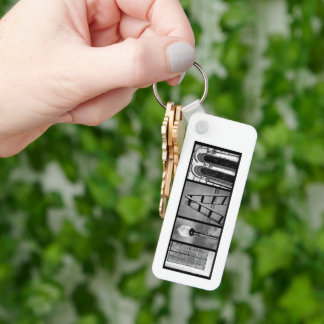 "Liam" Custom Text Photo  Key Ring