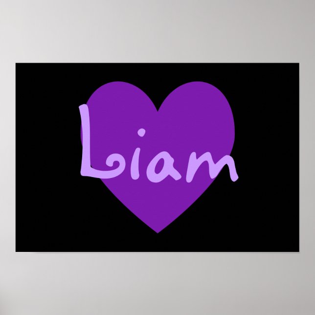 Liam in Purple Poster (Front)