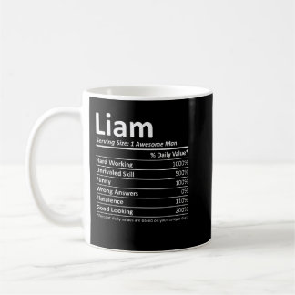 LIAM Nutrition Funny Birthday Personalised Name Gi Coffee Mug