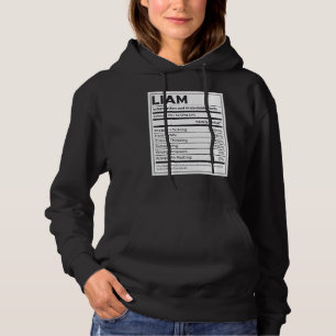 Liam Nutrition Information Problem Solving Hard Wo Hoodie