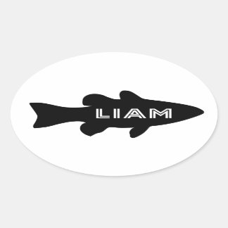 Liam Oval Sticker