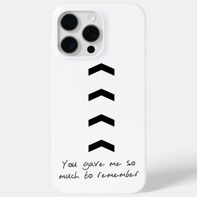 Liam Payne Chevron Phone Case Remember (Back)