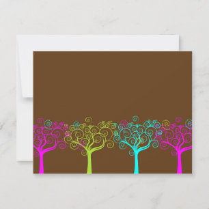 Liana Claire Chocolate Pink Bat Mitzvah Reception Invitation