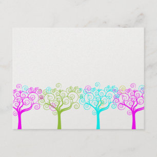 Liana Claire Shimmery Bat Mitzvah Sweet 16 RSVP Card