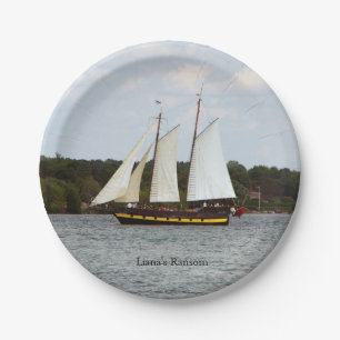 Liana's Ransom paper plate