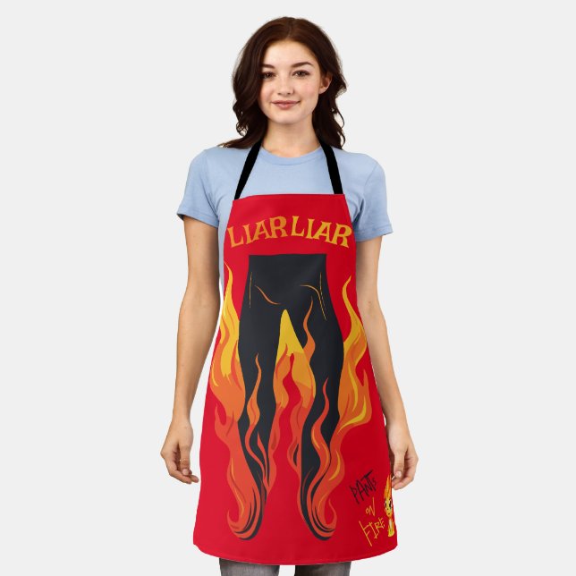 Liar, Liar, Pant's on Fire Apron (Worn)