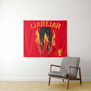 Liar, Liar, Pant's on Fire Tapestry