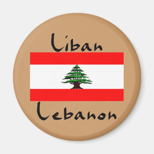 Liban Lebanon Flag  Magnet