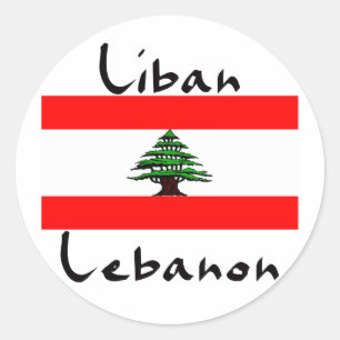 Liban Lebanon Flag  Stickers