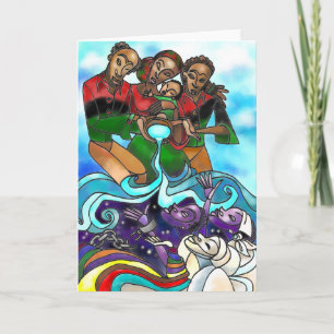 'Libation' Kwanzaa card
