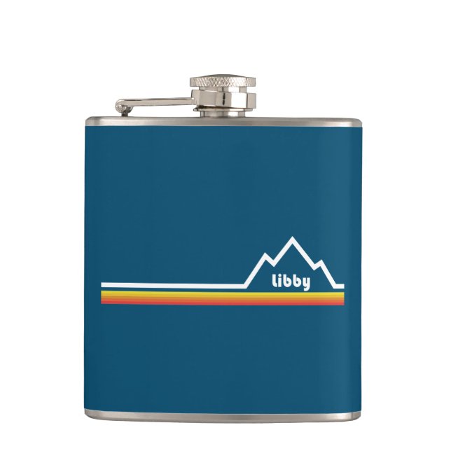 Libby Montana Hip Flask (Front)