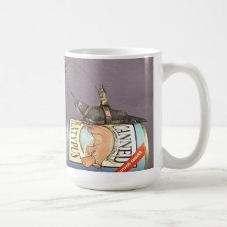 libby on a platypus on a mug